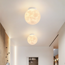 Modern White Moon Ceiling Lighting For Bedroom
