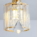 Luxury Crystal Semi Flush Ceiling Light