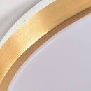 Gold Minimalist Aluminum Round LED Ceiling Lights For Living Room