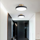 Modern Concise Circular LED Semi Flush Mount Ceiling Lights for Bedroom