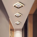 Geometric Iron Flush LED Ceiling Lights For Living Room