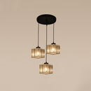 Simple Multi-Head Designer Crystal Kitchen Island Lamps