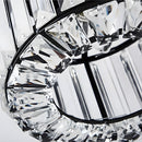 Crystal Semi Flush Mount Ceiling Light for Hallway 23cm E27