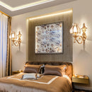 Vintage Gold Luxury Wall Sconce Light For Living Room