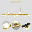 Nordic Glass Ceiling Bar Lights For Kitchen