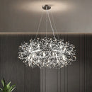 Modern Luxury Crystal Ring Chandelier for Living Room Dining Room