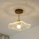 Flower Glass Hallway Ceiling Lighting
