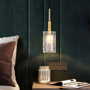 Romantic Shining Living Room Ambient Light Crystal Ceiling Hanging Lamps