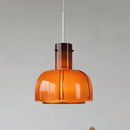 Minimalism Glass Flower Shape Pendant Light
