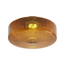 Medieval Glass Corrugated Ceiling Lamp
