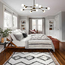 Elegant Iron Craft Living Room Flush Mount Ceiling Light