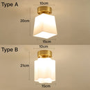 Retro Glass Hallway Ceiling Lights