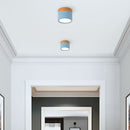 Set of 2 Small Flush Ceiling Lighting Macaron Finish Ceiling Lamp for hallway