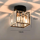 Modern Black Hallway Flush Ceiling Lights
