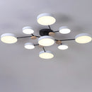 Modern Semi Flush LED Ceiling Lights for Bedroom Living Room