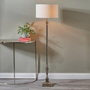Canterbury Antique Silver Floor Lamp Base Only - Base Only