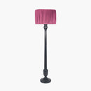 Captiva Antique Black Candle Stick Wood Floor Lamp - Base Only