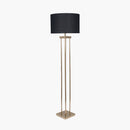 Langston Satin Brass Metal 4 Post Floor Lamp - Base Only