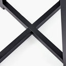 Whitby Matt Black Wood Tapered 4 Post Floor Lamp - Base Only
