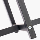 Whitby Matt Black Wood Tapered 4 Post Floor Lamp - Base Only