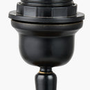 Marin Black Wood Tall Neck Floor Lamp