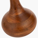 Toma Oiled Wood Tall Neck Floor Lamp