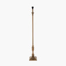 Canterbury Antique Brass Metal Floor Lamp
