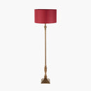 Canterbury Antique Brass Metal Floor Lamp