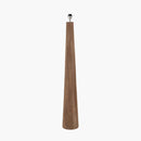 Esha Natural Conical Wood Floor Lamp Base