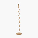 Palau Rattan Wave Floor Lamp Base