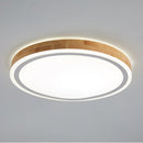 Retro Wood LED Bedroom Ceiling Lights