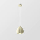 French Style Creamy Hanging Lamp Rustic Nature-Inspired Design Pendant Light