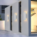 Set of 2 Up-and-Down IP65 LED Aluminum Outdoor Wall Lights