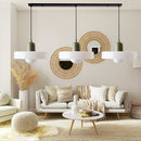 3 Heads Modern Art Decor Simple Glass Pendant Light