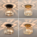 Semi Flush Mount Ceiling Lights, Modern Crystal Hallway Ceiling Lamp