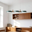 Contemporary Metal Cylinder Multi Light Nordic Pendant Light