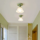 Cream Creative Corridor Aisle Glass Ceiling Light