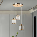Simple Multi-Head Designer Crystal Kitchen Island Lamps