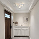 Contemporary Flower Shape Iron LED Ceiling Light For Living Room