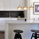 Modern Glass Shade Pendant Light