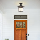 IP65 Vintage Outdoor Ceiling Lights in Black