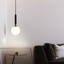 Nordic Simple Glass Bedside Pendant Light
