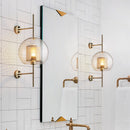 Modern Glass Bathroom Wall Light