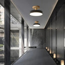 Set of 2 Nordic Semi Flush Ceiling Lights Hallway LED Ceiling Lamp