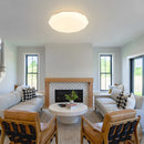 Unique Star Sky Acrylic Flush Mount Bedroom Ceiling Light