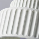 1-Light Cream Style Vintage Drum Semi Flush Mount Ceiling Lamp