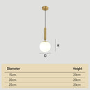 Modern Glass Pendant Light, Kitchen Dining Room Hanging Lampshade