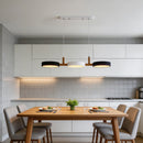 Contemporary Metal Cylinder Multi Light Nordic Pendant Light