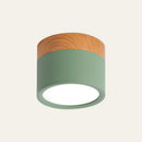 Set of 2 Small Flush Ceiling Lighting Macaron Finish Ceiling Lamp for hallway