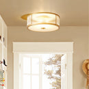 Modern Minimalism Glass Round Ceiling Lamps